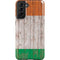 Ireland Flag Dark Wood Galaxy S21 FE Pro Case